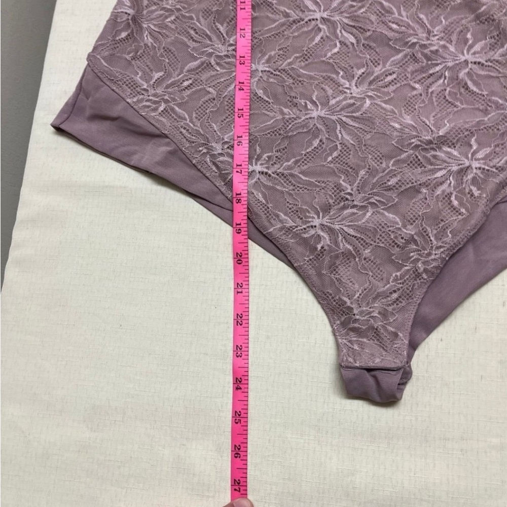 NWOT Yitty x Fabletics 2X mink shade lace bodysuit - Picture 3 of 10